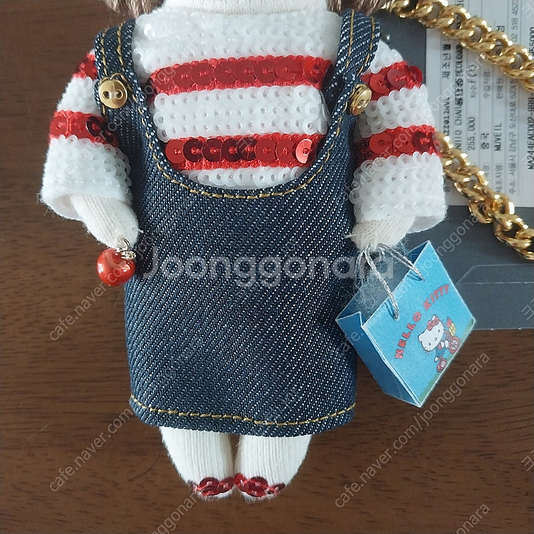 MUVEIL 뮤베일 뮤베르 산리오 키티 그랜드마 키링 새제품 랑방 타임 마인 한섬--8