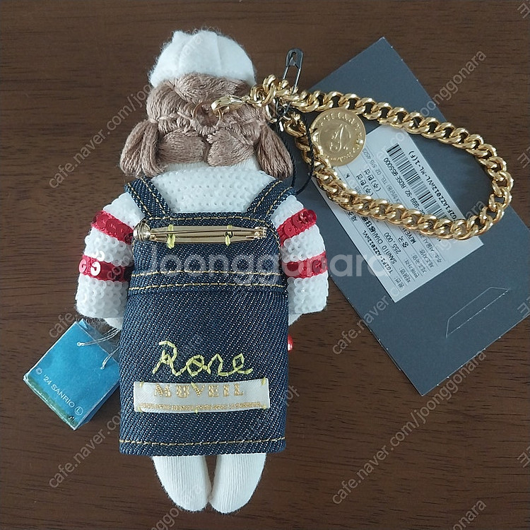 MUVEIL 뮤베일 뮤베르 산리오 키티 그랜드마 키링 새제품 랑방 타임 마인 한섬--9