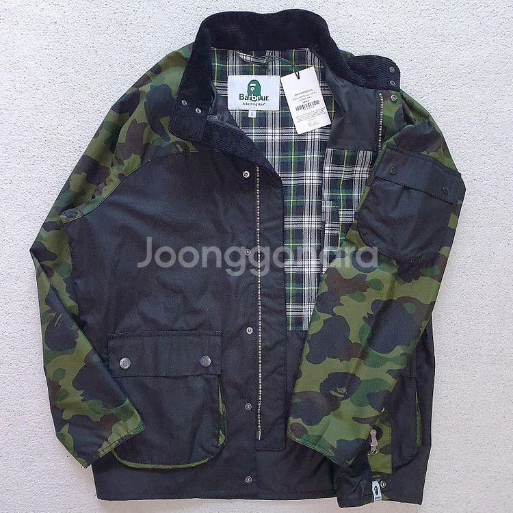 바버 X Bape 베이프 Rain Waxer L 자켓 ...--4