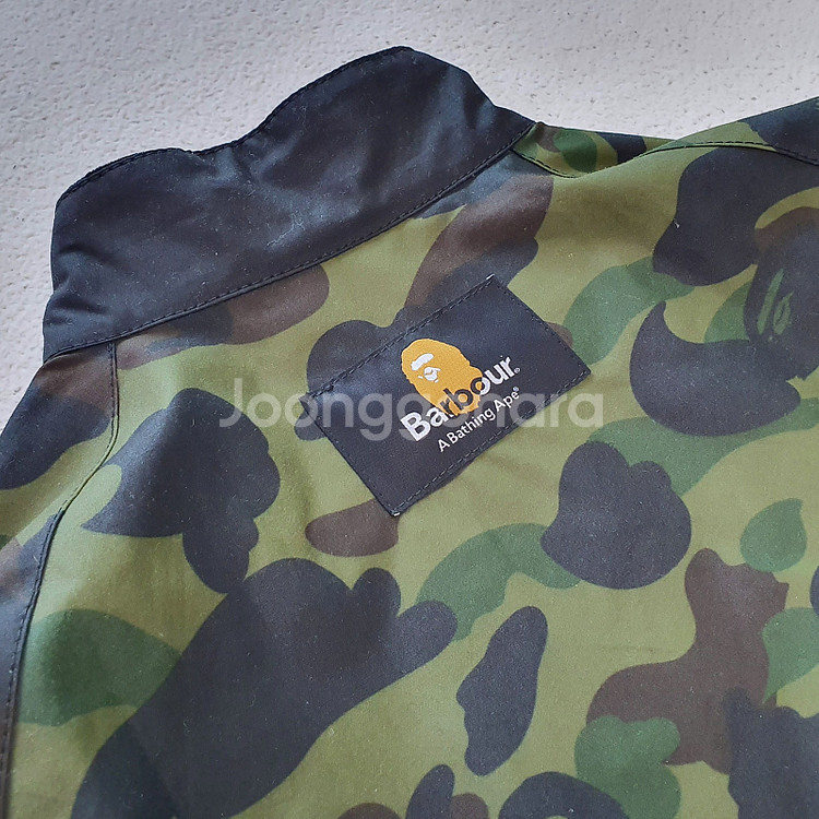 바버 X Bape 베이프 Rain Waxer L 자켓 ...--7