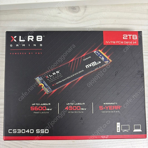 PC 내장 하드 SSD 고성능 메모리 PNY XLR8 CS3040 M2 NVMe Gen4