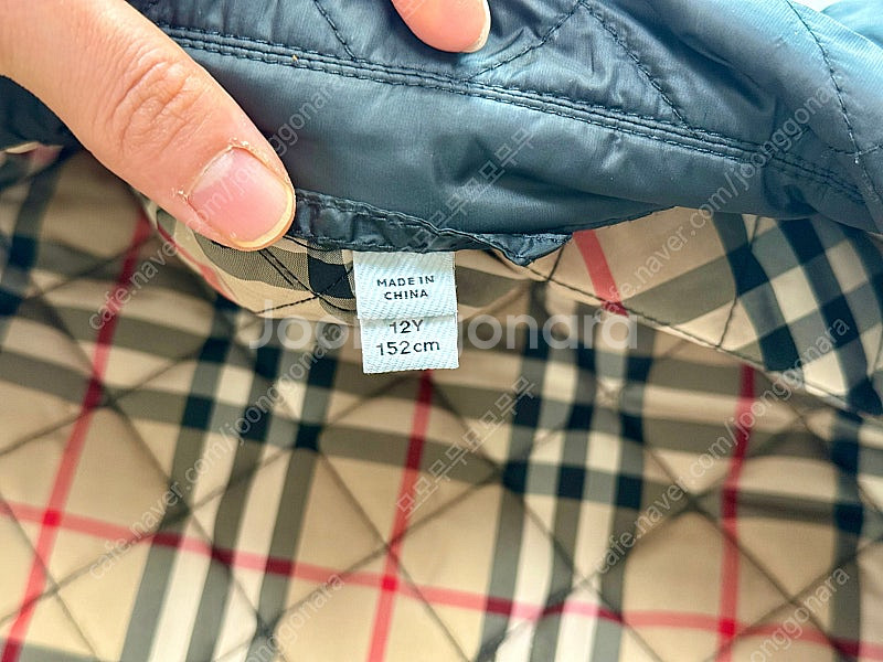 (상태좋음) 버버리 12y사이즈 정품 성인 가능--3