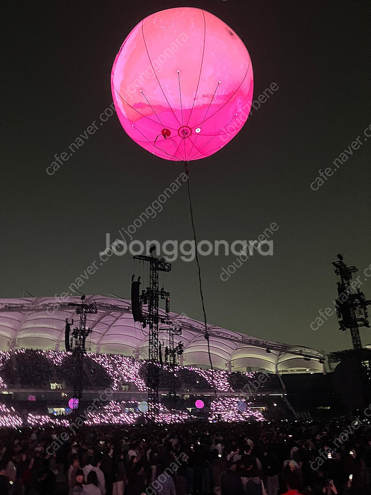 4월 25일 콜드플레이 내한 콘서트 지정석P석 한장판매--0