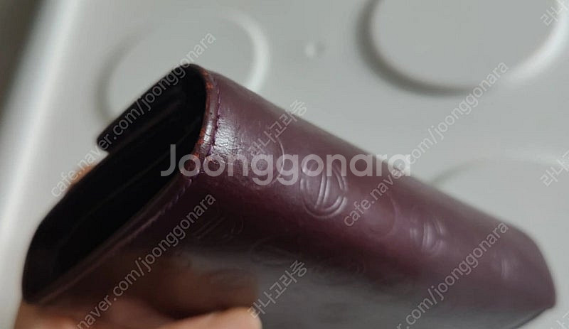[중고] 더블엠 밀라노 가죽 지갑 자주 와WI인색--6