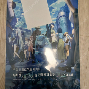 하츠네미쿠 프로젝트 세카이 부서진 세카이와 전해지지 않는 미쿠의 노래 특전 프리미어 포스터 게임코드