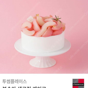 투썸플레이스 복숭아생크림 케이크 판매합니다.메뉴변경가능.
