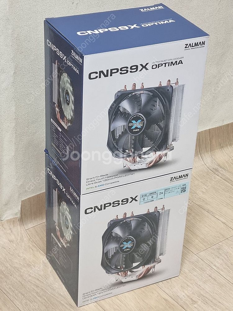 [팝니다] 잘만 CNPS9X OPTIMA 2개--0
