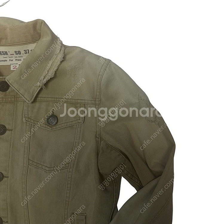 디스퀘어드 05SS 샘플 베이지 디스워싱데님자켓 95--1