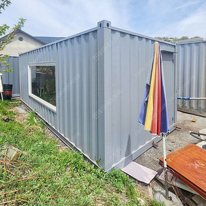 실내용 A급 컨테이너 급매! 전기판넬 난방 + 통창 + 에어컨 완비 (3M × 7M)