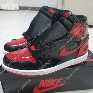 에어조던1 air jordan 1 patent bred 285사이즈