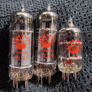 PSVANE 진공관 ECC83 1개, EL83 2개 사용시간 2시간 미만