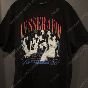 (XL) 르세라핌 x 피치스 포토 숏슬리브 반팔