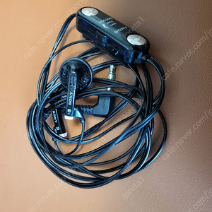소니워크맨 WM-509,609리모컨과 이어폰 MDR-E454RV