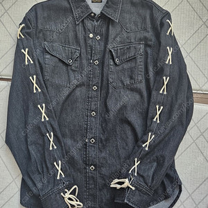 캐피탈 25ss 웨스턴 데님셔츠 4(xl)사이즈