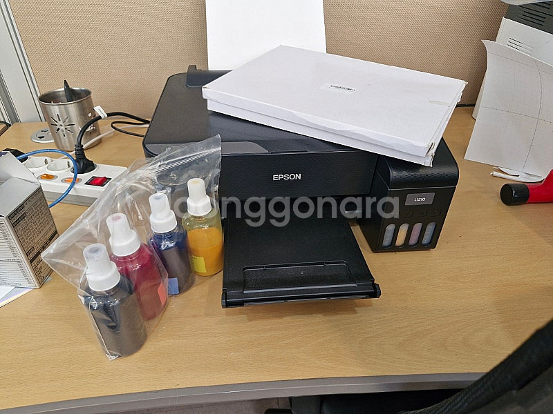 엡손 A4 승화전사 프린터 무한잉크 + 전사용지--1