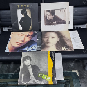 김건모 임재범 윤상 등 5장 LP.