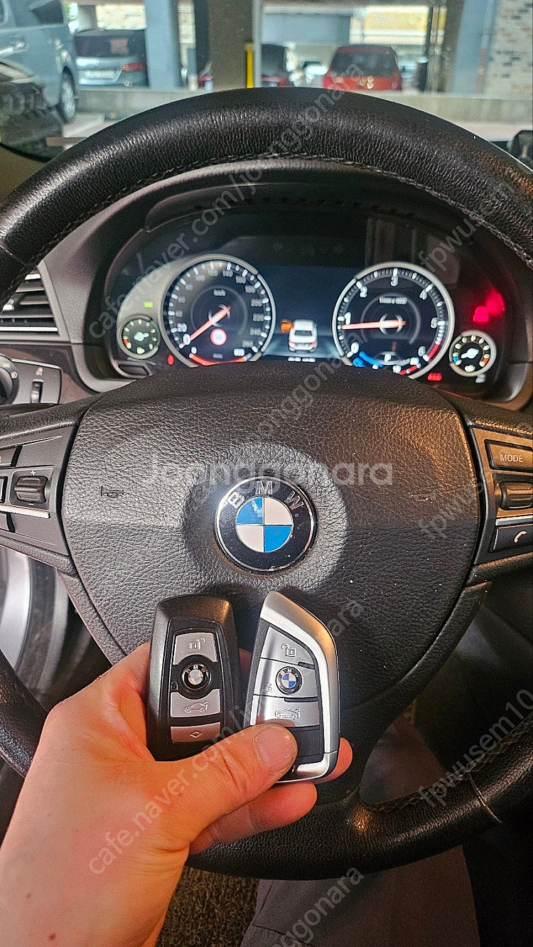 BMW 5시리즈 F바디 구형 자동차키 분실시 전국 전지...--3