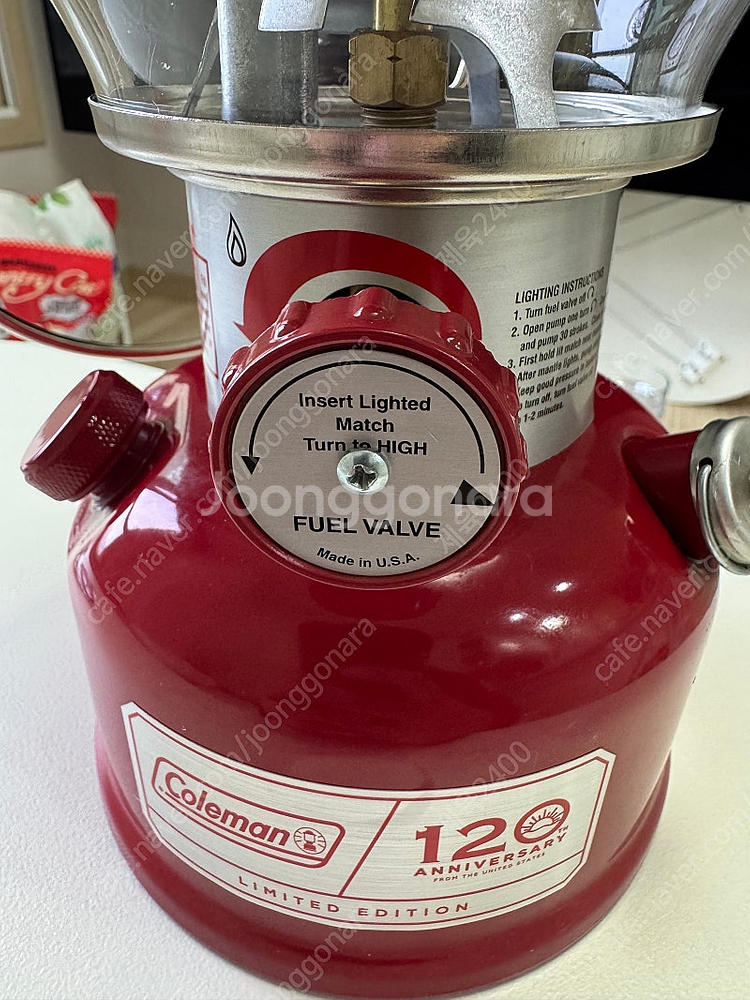 콜맨 120주년 랜턴 팝니다.--1