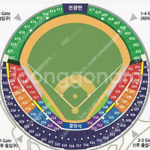 4월 25일 두산 / 롯데전 잠실 120블럭 12열 2연석
