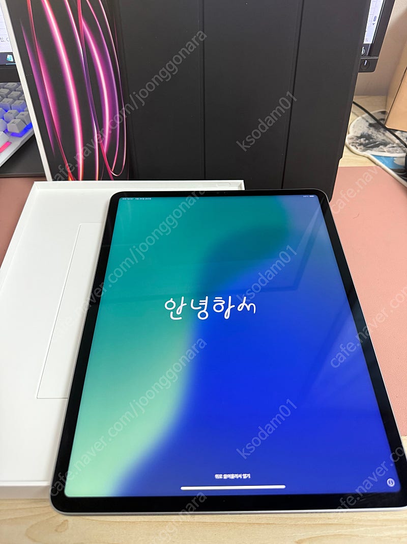 아이패드 프로 6세대 12.9 m2 256기가 스그 애케플남음