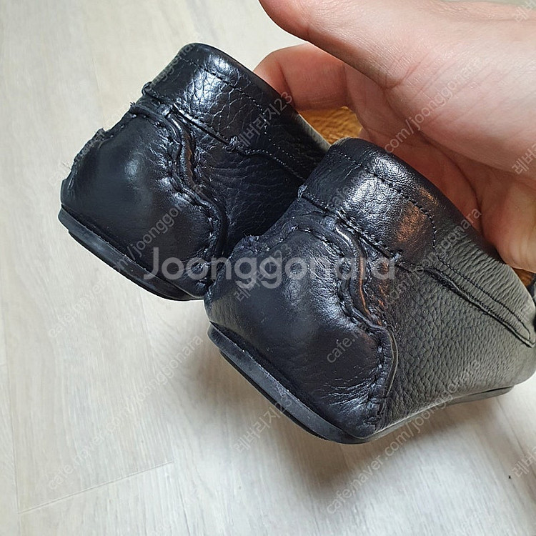 자라 가죽 드라이빙슈즈 블랙 280mm 1회 착용--2