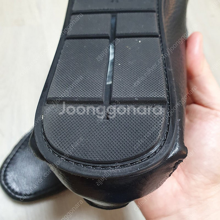 자라 가죽 드라이빙슈즈 블랙 280mm 1회 착용--6
