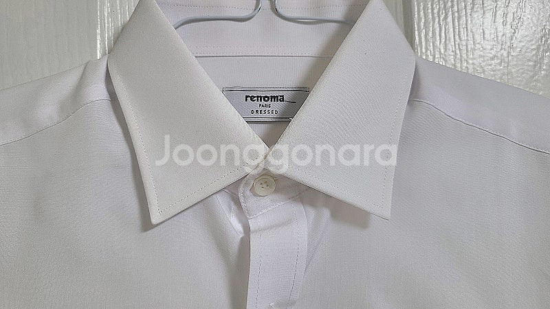 [새상품] 레노마 마이크로모달 화이트 남성 긴팔 셔츠(95)--2