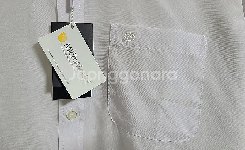 [새상품] 레노마 마이크로모달 화이트 남성 긴팔 셔츠(95)--4