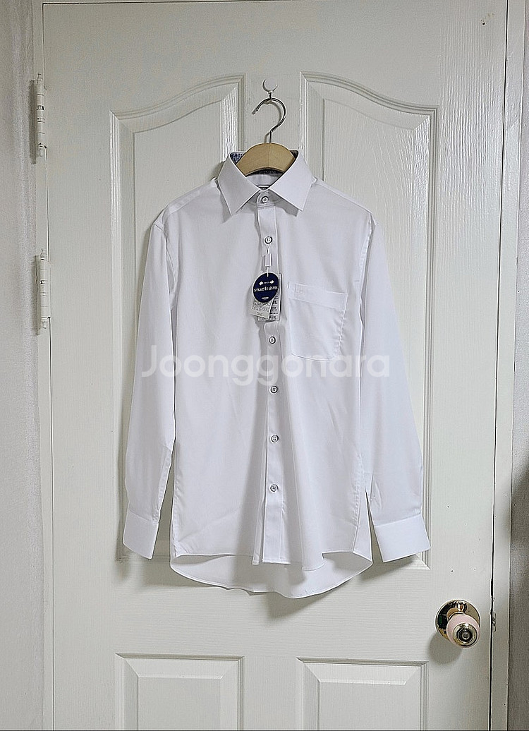 [새상품] 레노마 스마트핏 화이트 남성 긴팔 셔츠(95)--0
