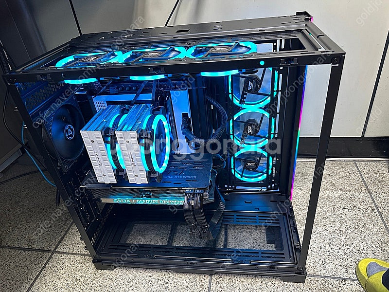 다크 플래쉬 DR11 ARGB 120mm팬--3