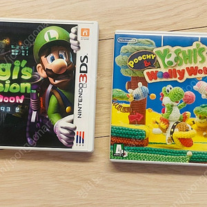 3ds 루이지 맨션 다크문 포치와 요시 울리월드