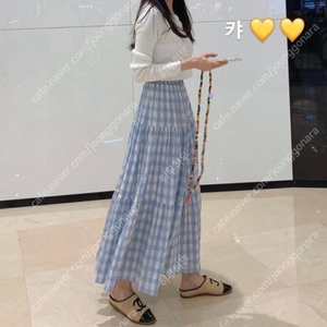 더치치 소라체크스커트