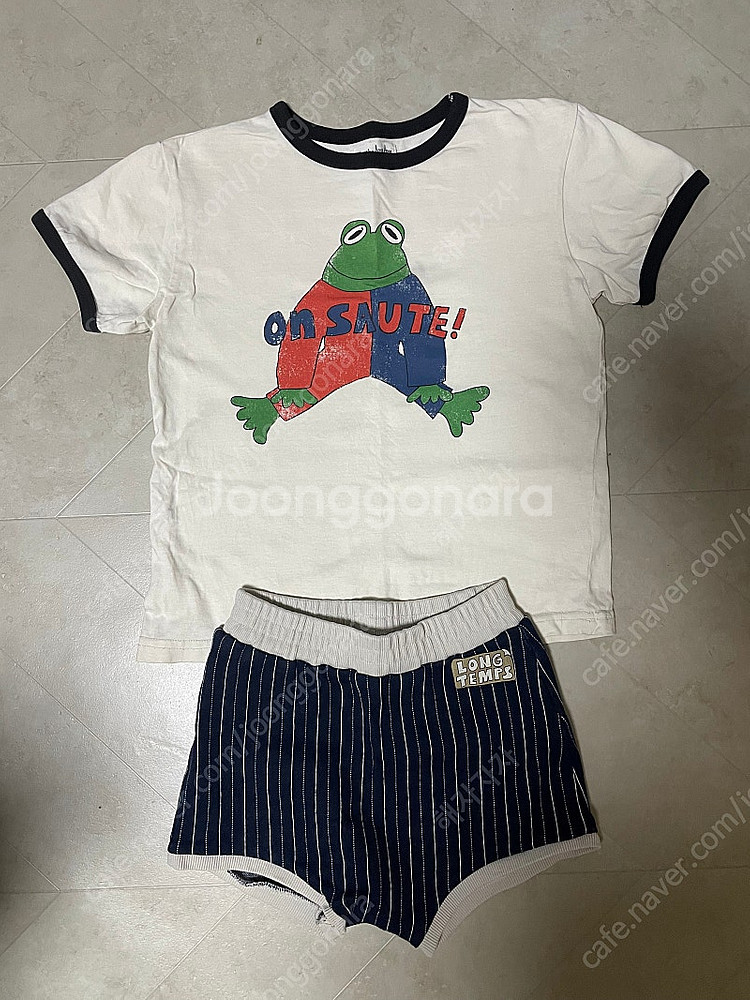 리미떼두두 개구리 상하복 L 반택포--0