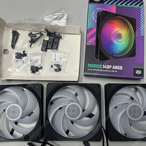 쿨러마스터 Mobius 140P ARGB 시스템팬 판매