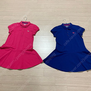 리바이스 키즈 카라 원피스 155사이즈예요 핑크, 블루 두가지 색상 있습니다 각 6천원입니다.