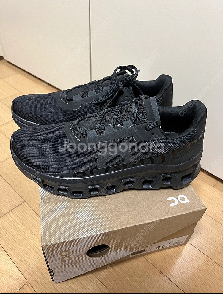 [265] 온러닝 클라우드 몬스터 블랙 러닝화 새제품--1