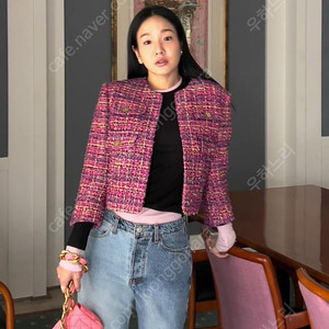매니모어몽 트위드 자켓