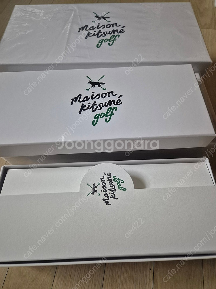 메종키츠네골프 드라이버 우드 유틸 퍼터커버 총4개--2