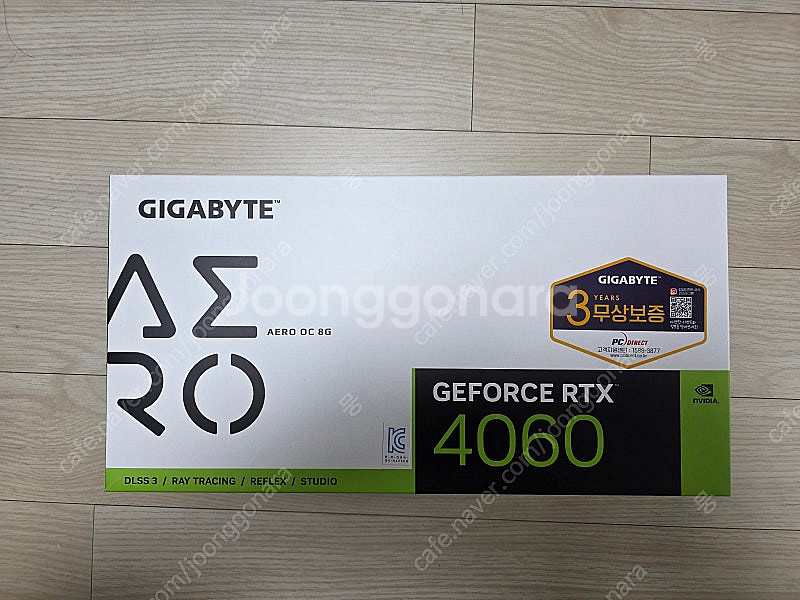 기가바이트 지포스 RTX 4060 AERO 팝니다.--0