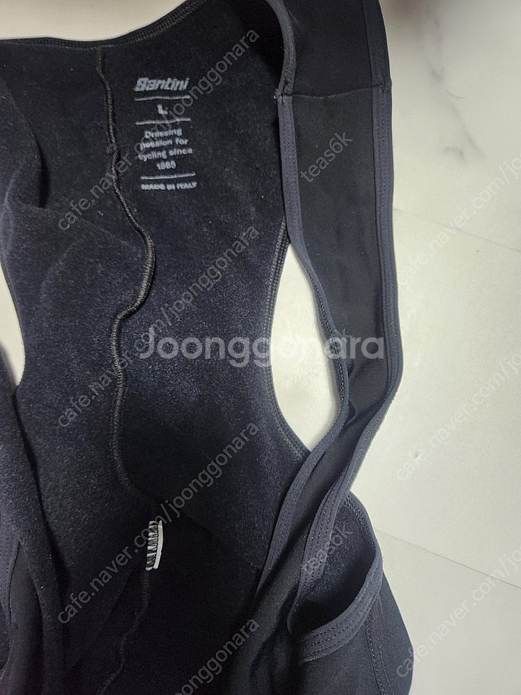 자전거 기모 빕타이즈 산티니 L사이즈 팝니다.--1