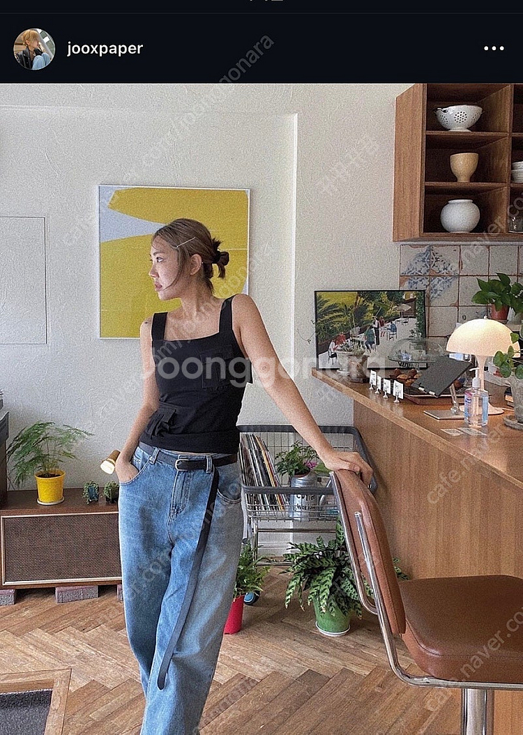 세컨드페이퍼 와이드데님 S--0