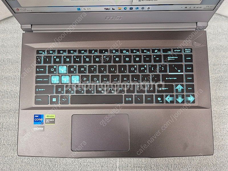 단순개봉 MSI 씬 15 B13VE i7 13세대 RT...--2