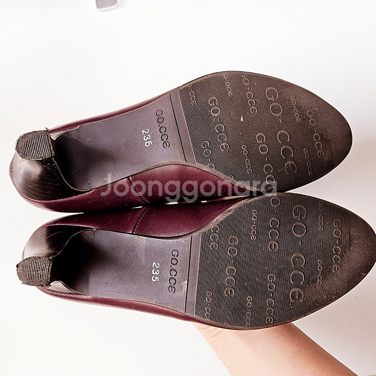 GO-CCE 고세 천연가죽 폭신 쿠션 구두 235mm--3
