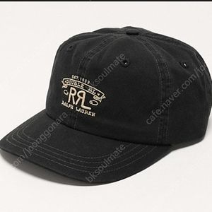 rrl 랜치로고 블랙 트윌볼캡 김우빈모자