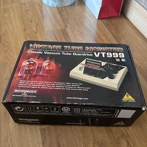 Behringer VT999 진공관 오버드라이버 꾹꾹이