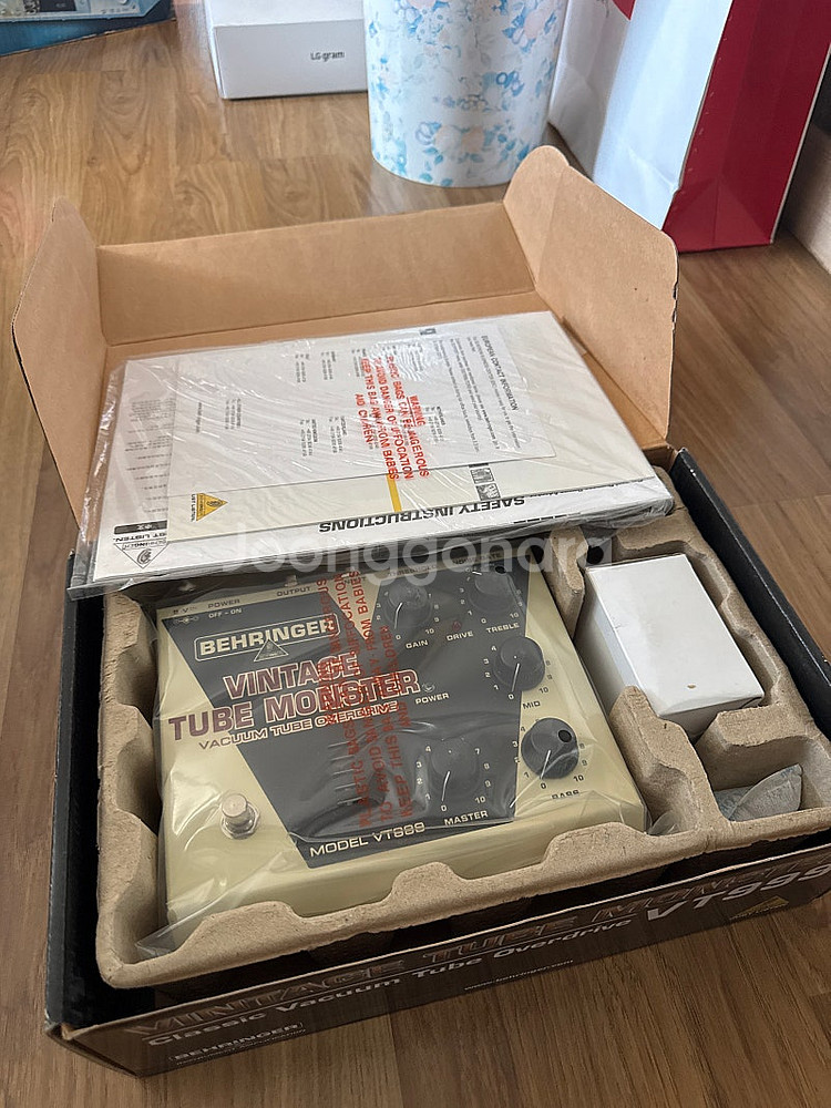 Behringer VT999 진공관 오버드라이버 꾹꾹이--1