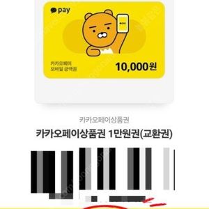 카카오페이 상품권 1만원