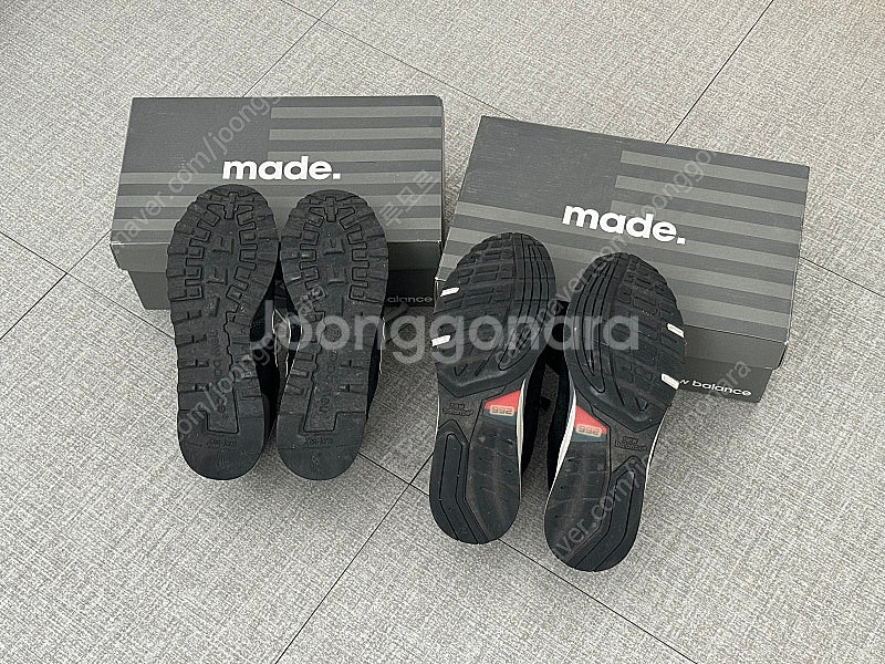뉴발란스 992, 1300 블랙 260mm 팝니다--1