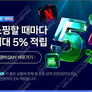 네이버플러스 멤버십 연간 이용권 파티원 모집합니다