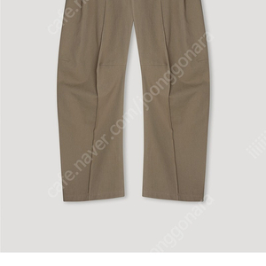에토스 커브팬츠 ethos WIDE CURVED PANTS 베이지 라지